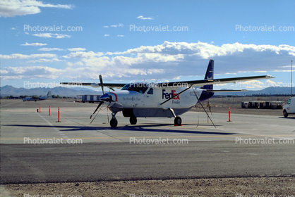 N729FX, Cessna Model 208B Caravan, FedEx Feeder, PT6A