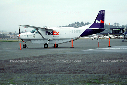 N856FE, Cessna Model 208B Caravan, FedEx Feeder, PT6A