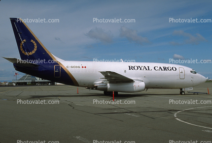 C-GCDG, Royal Cargo, Boeing 737-2E1, 737-200 series, JT8D-9A, JT8D