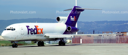 N280FE, FedEx, Federal Express, Boeing 727-233, Panorama, 727-200 series, JT8D-15, JT8D