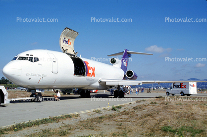 N217FE, FedEx, Federal Express, Boeing 727-2S2F, JT8D-17A, JT8D, Sonja, 727-200 series