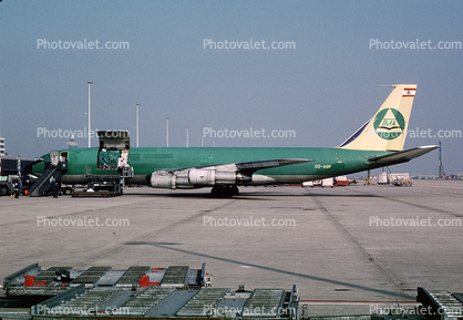 OD-AGP, Boeing 707-321C, JT3D, logistics
