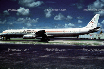 N6163A, McDonnell Douglas DC-8-63CF, Airlift cargo jet
