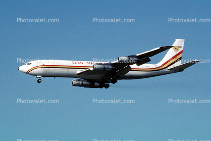 5X-DAR, Boeing 707-321C, DAS Air Cargo, JT3D-3B (HK), JT3D 