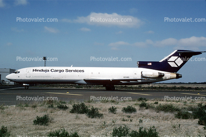 N34415, Hinduja Cargo Services, Boeing 727-243(F), 727-200 series
