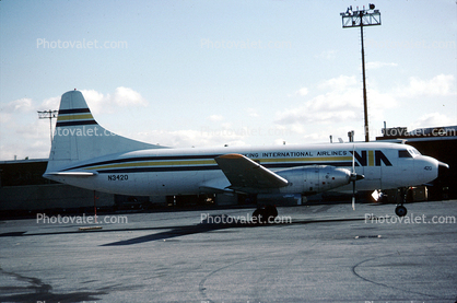 N3420, Convair 640-340D, Viking International Airlines, CV-640 series, 640, R-2800, 1950s