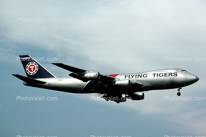 N813FT, Flying Tiger Line, Boeing 747-245F SCD, JT9D-70A, JT9D, 747-200F