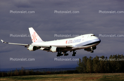 B-18721, China Airlines Cargo, Boeing 47-409F, Landing, Flight, Flying, CF6, CF6-80C2B1F
