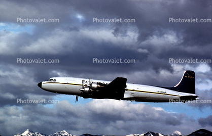 N400UA, Everts Air Cargo, Douglas DC-6A, R-2800, R-2800