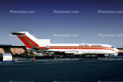 N150FN, Flying Tigers, Kalitta, Boeing 727-35