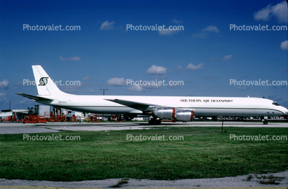 N8726J, Douglas DC-8-73F, CFM-56, Southern Air Transport SAT, CFM56-2C, CFM56