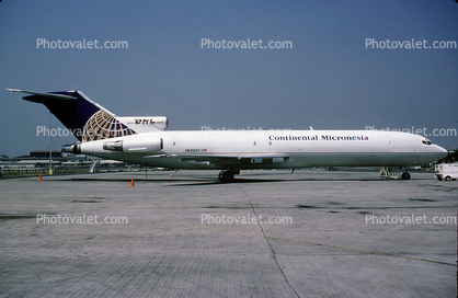 N626DH, Continental Micronesia, Boeing 727-277F, JT8D, 727-200 series