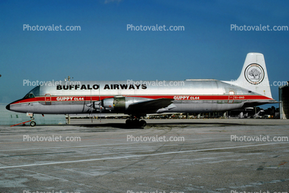 EI-BND, Buffalo Airways, Canadair CL-44-O Conroy Skymonster