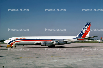 CC-CEB, Boeing 707-385C, LAN Chile Cargo, JT3D-3B s2, JT3D