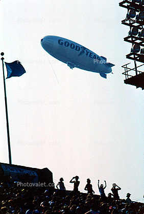 GZ-20A Enterprise, N1A Goodyear Blimp, Live Aid Benefit Concert Philadelphia, 1985