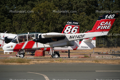 N414DF, Bronco Observation Plane, Cal Fire 140