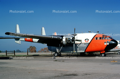 N13742, Firefighting Airtanker, Fairchild C-119F Flying Boxcar, Aero Union Inc, Flying-HV-Service 