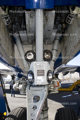 N105UA, Front Landing Gear, Boeing 747-451, 747-400 series