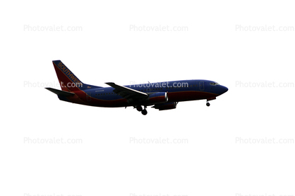 N343SW, Boeing 737-3H4, Southwest Airlines SWA, 737-300 series, CFM-56, photo-object, object, cut-out, cutout, CFM56