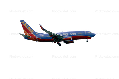 N901SW, N901WN, Boeing 737-7H4, Southwest Airlines SWA, 737-700 series, CFM-56, photo-object, object, cut-out, cutout, CFM56-7B24, CFM56