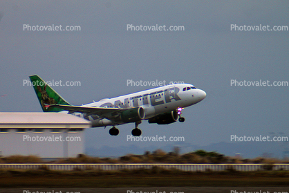 N803FR, Airbus A318-111, Frontier Airlines FFT, A318 series, CFM56-5B8/P, CFM56