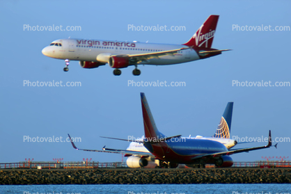 N629VA, Airbus A320-214, Virgin America VRD, CFM56, CFM56-5B4-P