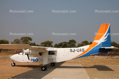 9J-UAS, Procharter Airlines, BN-2A Islander-2A