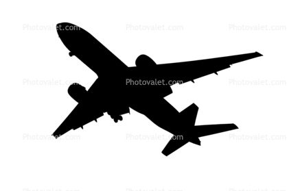 Boeing 777-222 silhouette