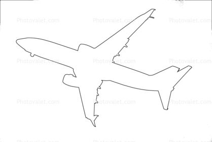 737-800 series outline, Scimitar Winglets