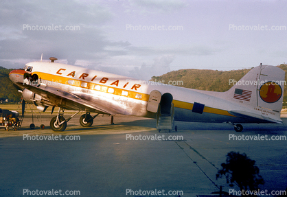 N79044, Caribair Airlines, C-47A-DL, 1950s