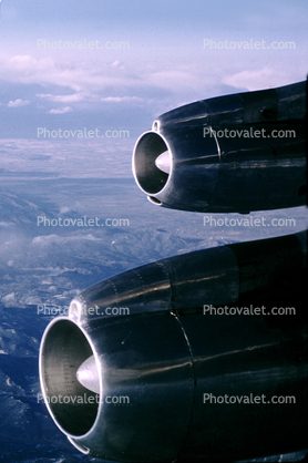 Jet Engine intake, Boeing 707, Pan American Airlines PAA, Pollution, 1960s