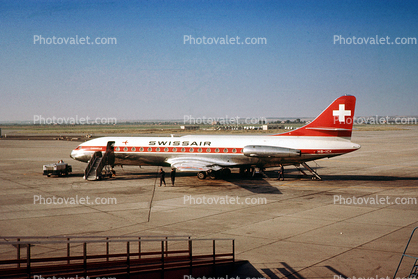 HB-ICX, SwissAir, Sud Aviation SE 210 III Caravelle, 1960s