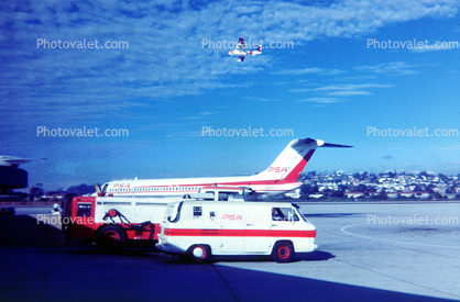 N981PS, PSA, Pacific Southwest Airlines, Douglas DC-9-31, San Diego, 1969, 1960s