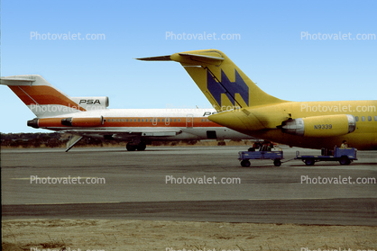 N9339, PSA, Pacific Southwest Airlines, Boeing 727, Douglas DC-9