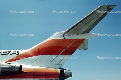 Boeing 727 Tail of Rudder, PSA, Pacific Southwest Airlines