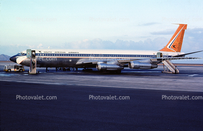 ZS-SAE, South African Airways SAA, Boeing 707-344B, "Windhoek", May 1976