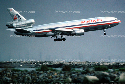 American Airlines AAL, Douglas DC-10, San Francisco International Airport (SFO)