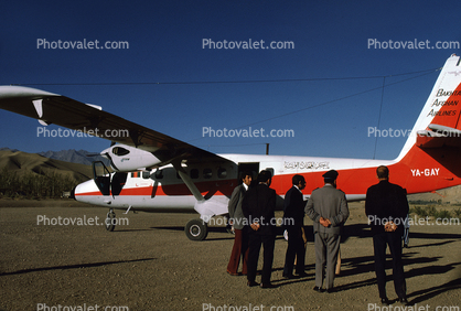 YA-GAY, DHC-6 Twin Otter 300, Bakhtar Afghan Airlines, PT6A, September 1975, 1970s