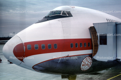 Boeing 747-100, World Airways, April 4 1982, 1980s
