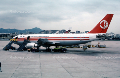 9M-MHA, Malaysian Airlines MAS, A300-B4-203, 1982, 1980s