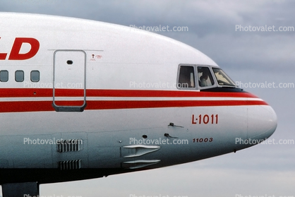 N11003, Trans World Airlines TWA, Lockheed L-1011-1, October 21 1982, 1980s, RB211