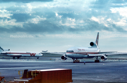 N11003, Trans World Airlines TWA, Lockheed L-1011-1, October 21 1982, 1980s, RB211