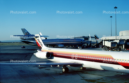 (DC-9-81), N480AC, McDonnell Douglas MD-82, Air California ACL, JT8D-217C, JT8D