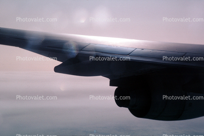 RB211 Jet Engine, Lone Wing in Flight