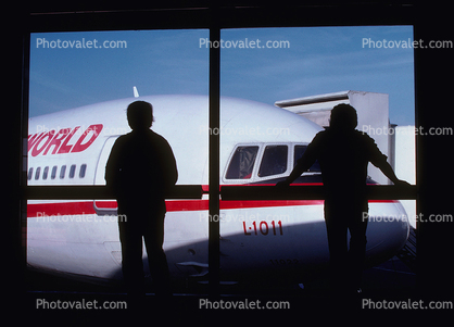 N31022, Trans World Airlines TWA, Lockheed L-1011-1, RB211-22B, RB211, February 21 1984, 1980s