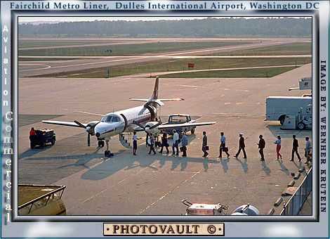 N24AZ, Air Virginia, Swearingen SA-226TC Metro II, Dulles International Airport