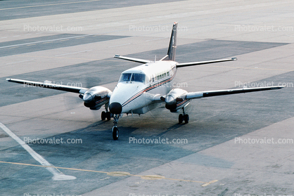 Beechcraft B99A, N1922T, Colgan Airways, Dulles International Airport, PT6A-27, PT6A