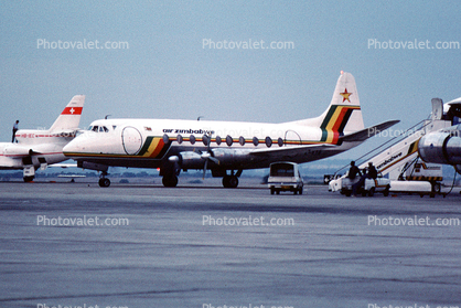 Z-YTE, Air Zimbabwe, Vickers 754D Viscount