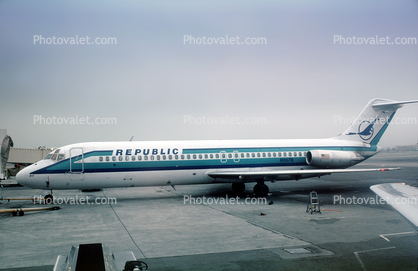 N967N, Republic Airlines, McDonnell Douglas DC-9-32