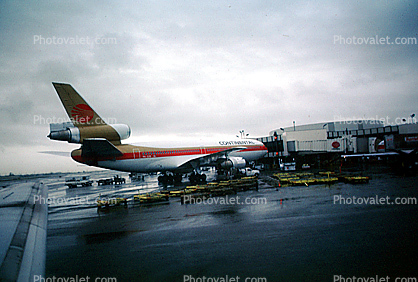 PK-GIB, Douglas DC-10-30, Continental Airlines COA, CF6-50C2, CF6